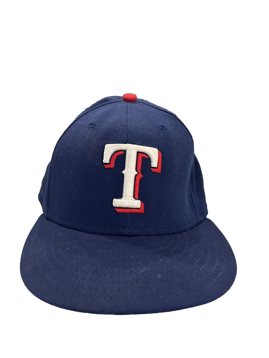 New Era 59Fifty Texas Rangers Player On Field Blue Fitted Game Cap