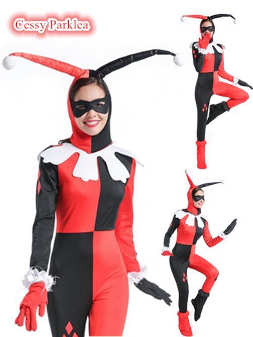 X-F1-2 Batman Arkham Asylum City Knight Harley Quinn Halloween