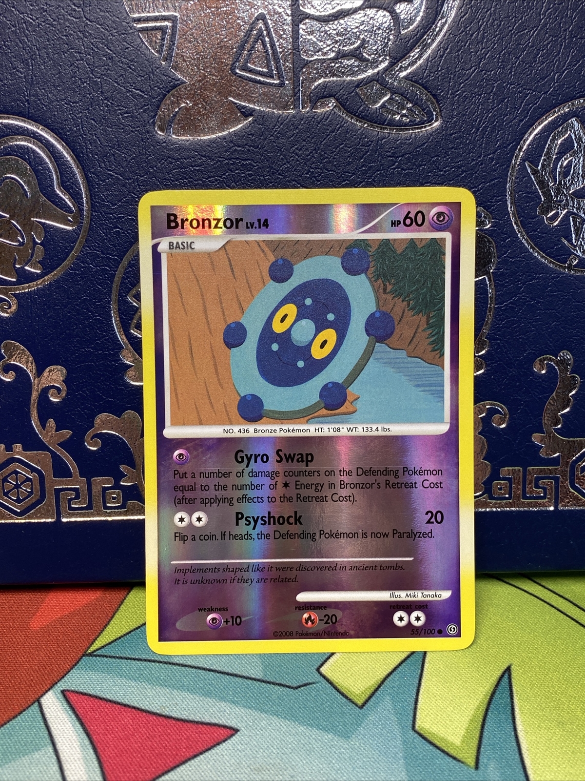 Bronzor 55/100 Reverse Holo Stormfront Pokémon NM