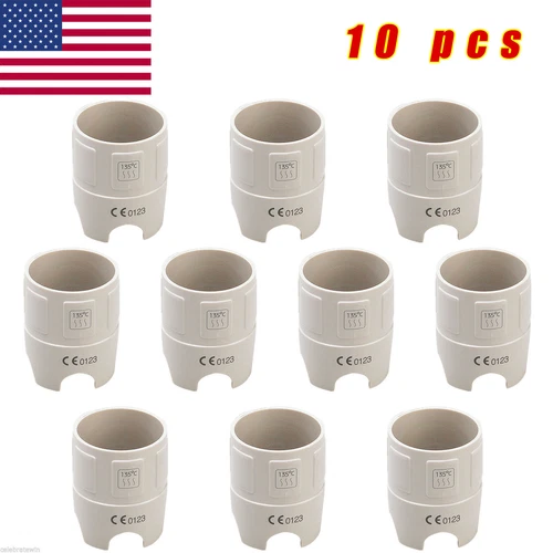 10 Dental Ultrasonic Scaler Tips Wrench Fit Handpiece SATELEC DTE EMS WOODPECKER