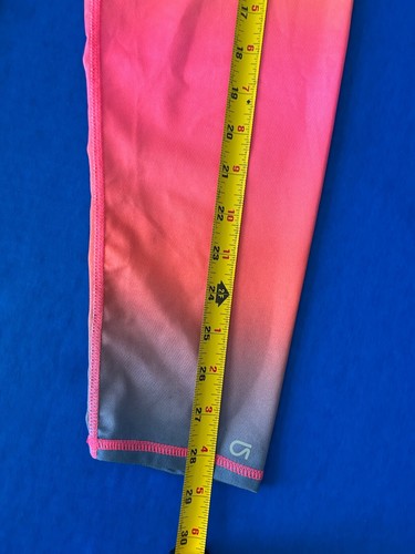 Gap Kids Girls 14 Gapfit Neon Ombre Leggings Strappy Boxy Tops Outfits LOT of 3 - Picture 7 of 17