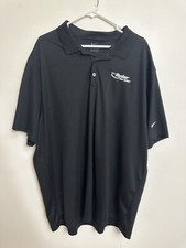Men's Black Nike Dri Fit Golf Polo Shirt 3XL Ryder Embroidery Logo