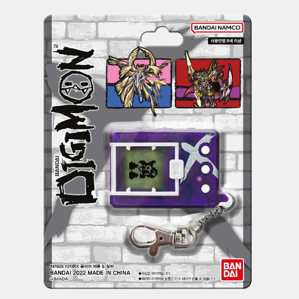 Bandai Korea Digimon X Transparent Purple Silver #41926 Bandai Korea Digimon X Transparent Purple Silver #41926
