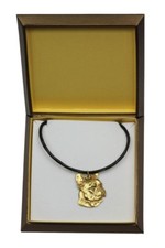 French Bulldog - Necklace with a Dog in a Box Art Dog DE
