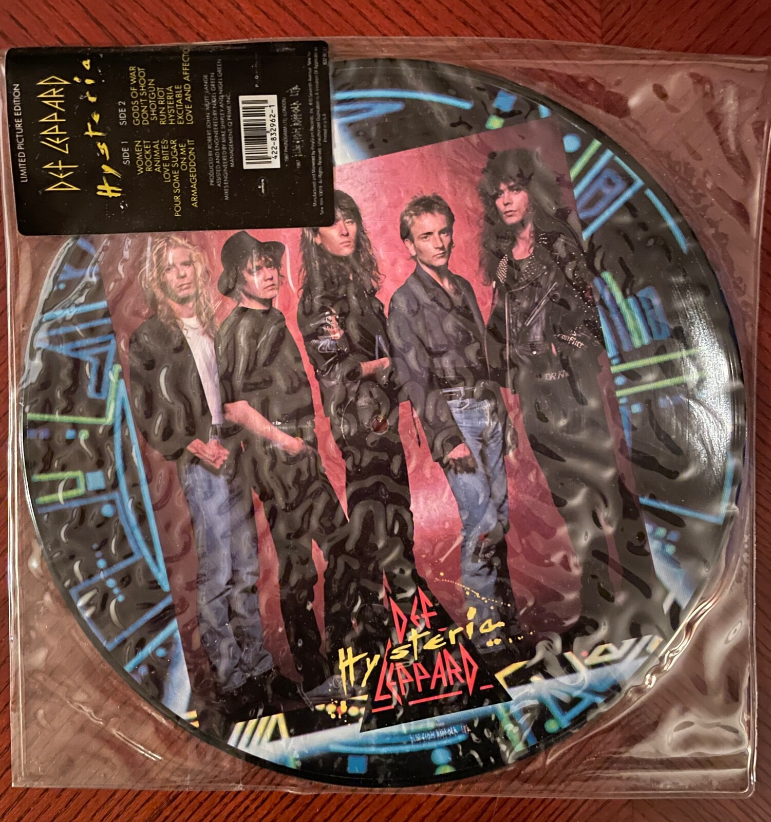 DEF LEPPARD HYSTERIA VINYL PICTURE DISC Never Played! eBay