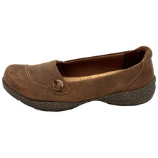 Clarks Roseville Sky Slip-On Flats 1812 Women's Shoes Size 8W