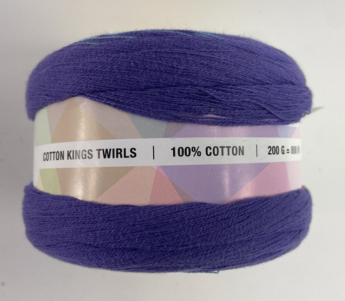 Cotton Kings Twirls Yarn - Color: 31 Galaxy Opal : sold as 1 cake - Picture 3 of 4