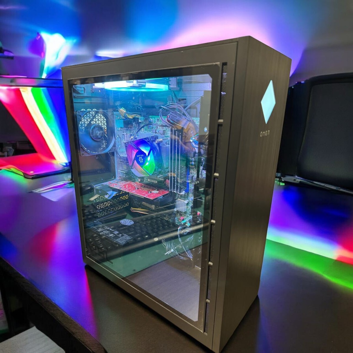 i7&16GB&SSD搭載！自作系PC ¥12,000 Custom Build RGB Gaming Desktop Computer i7 3.4 GHz 16GB 1TB