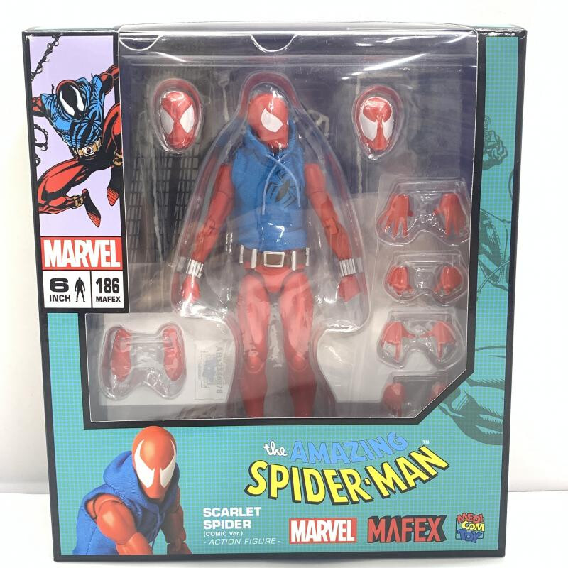MAFEX No.186 SCARLET SPIDER COMIC Ver. SPIDER-MAN Figure MAFEX No.186 SCARLET SPIDER COMIC Ver. SPIDER-MAN Figure