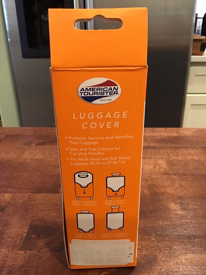 New AMERICAN TOURISTER Luggage Cover, Multicolor w/ ALL HAVE BAGGAGE