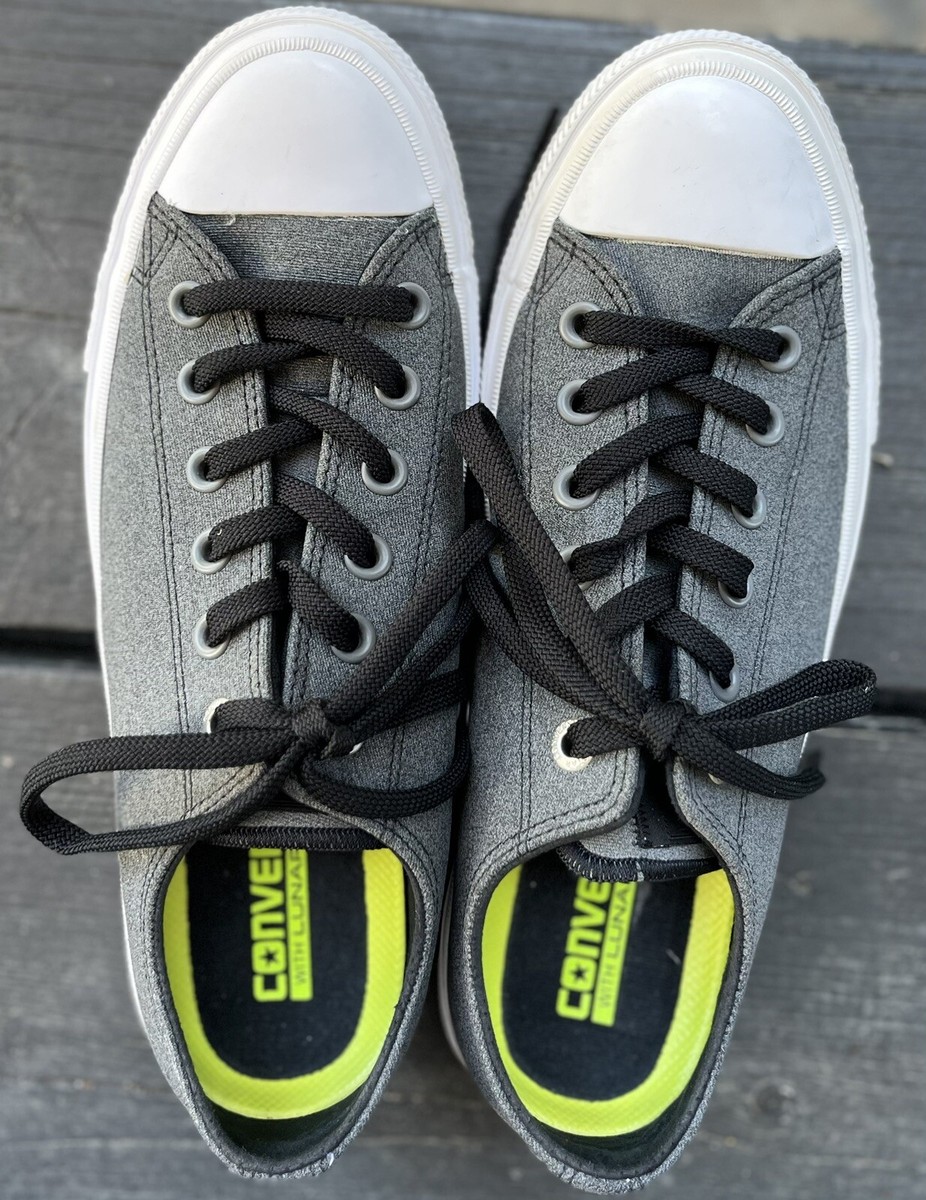 Converse Leather Chuck Taylor With Lunarlon Grey Women's Size9 - Main Image