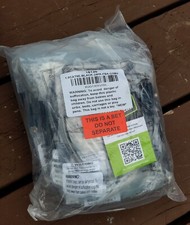 Gear IT 24 Pack Black 1.5ft Cat6 Ethernet Cable - Booted Snagless UTP 550 Mhz