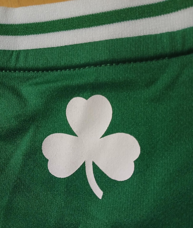 ADIDAS BOSTON CELTICS BLANK TEAM GREEN JERSEY LARGE eBay