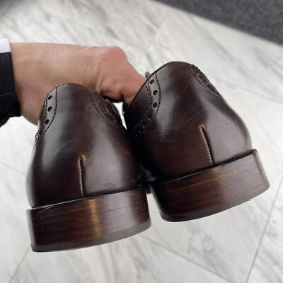 Cole Haan Hamilton Grand Wingtip Oxford Brown Shoes C23752  display picture 1
