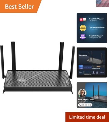 Next-Gen Archer BE230 Wi-Fi 7 Router: 2000sq ft Coverage, EasyMesh Compatible