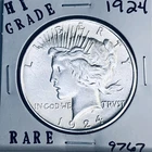 1924 P PEACE SILVER DOLLAR HI GRADE GENUINE U.S. MINT RARE COIN 9767