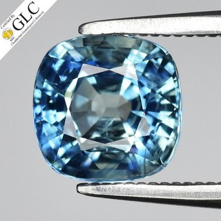 💎GLC CERTIFIED 1.54ct VS Cushion Natural Blue Sapphire Heated Madagascar Gem