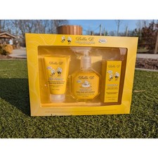 Bella B Welcome Home Baby Gift Set Organic Wash Lotion Honey Bum Balm 3pc NEW