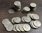 $29 FV Kennedy Halves Half Dollars 40% Silver 1965-1969 Plus Bonus 1976 58 Coins