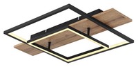 Globo D Vanni Deckenleuchte Metall Schwarz Matt, Led, 3000 K, 2800 Lm, Mit Memor