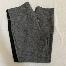 Athleta Girl Jogger Pants Gray Black Panel XL 14 Pockets Stretchy Comfy