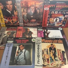 James Bond 007 Japan LaserDisc Lot8 Sean Connery Roger Moore Pierce Brosnan
