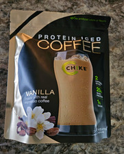 2 Pack Chike Protein Iced Coffee Drink Mix Vanilla 15.8 oz 14 Servings