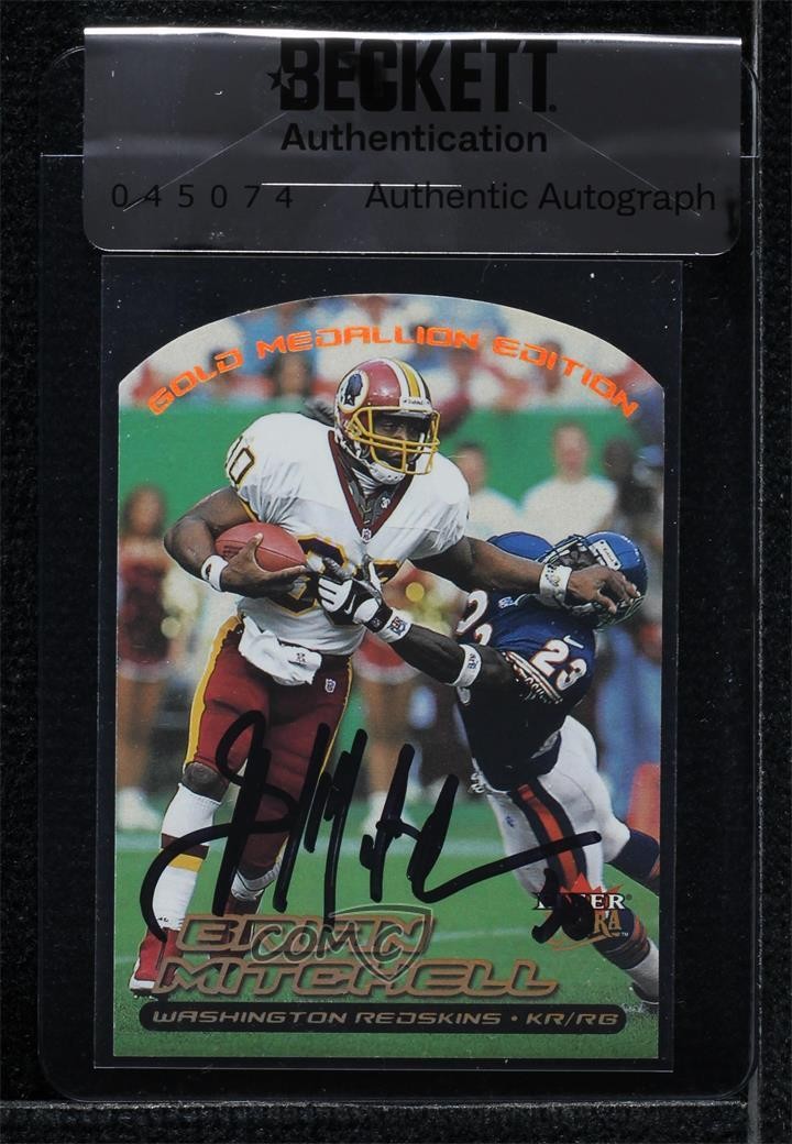 2000 Fleer Ultra Gold Medallion Brian Mitchell #93G 3c7