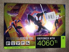 Zotac GeForce RTX 4060 Ti 8GB Twin Edge OC Spiderman Edition GPU Icestorm 2.0