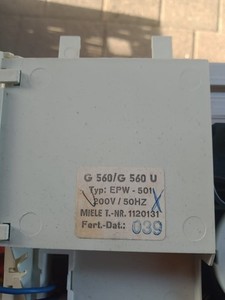 Miele Geschirrspüler De Luxe G 560 Elektronik Steuerung EPW 501 T.nr. 1120131