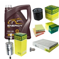 Mann Inspektionspaket Filterset 5L Mannol Energy 5W-30 FüR Seat Cordoba 1.4I