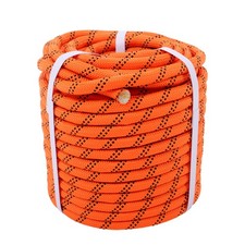 1/2 in X120' 48 Stranded Braided Rope Breaking Strength 5174 Pounds Orange Black