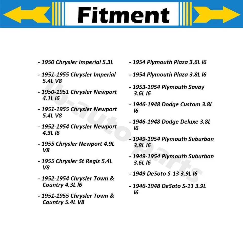 Cilindro de roda de freio traseiro 2x para 1956 Dodge Texan 5.1L - Imagem 2 de 4