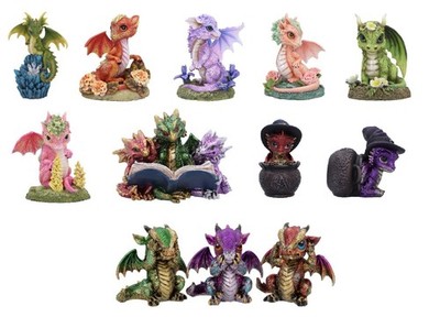 Mystisch und Spirituell - Dekofiguren Drachen, Nemesis Now - Höhe 8,5 - 18,0 cm