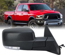 Right Textured Black Side Mirror Assembly for Dodge Ram 1500 2500 3500 2013-2018