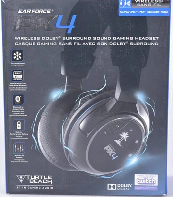 Turtle Beach Ear Force PX4 Wireless Dolby Surround Gaming Headset Kopfhörer PC - Bild 1 von 4