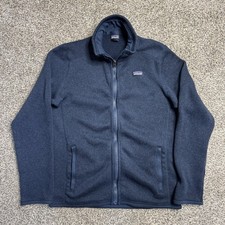 Patagonia Youth Boys Full Zip Better Sweater Fleece Jacket Heather Blue Sz XL 14