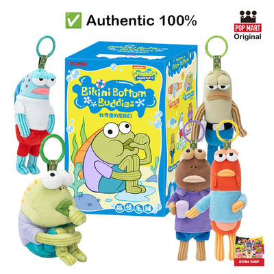 POP MART Bikini Bottom Buddies Plush Pendant Blind Box – SpongeBob