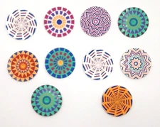 Pogs Official Slammer Whammers Spinner Caps Imperial 1994 Plastic Lot of 10