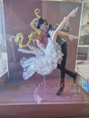 Sailor Moon FiguartsZERO Chouette PVC Statue Usagi & Tuxedo Mask Moonlight Glow