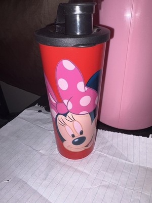 New Tupperware 16 Oz Minnie Mouse  Cup With Lid