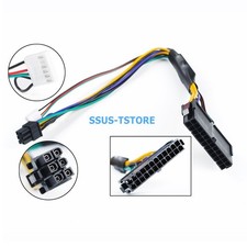 ATX Main 24Pin to 6Pin PSU Power Adapter Cable 18AWG For HP EliteDesk 800 600 G2