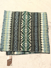 J. Jill Teal/Blue Patterned Infinity ...