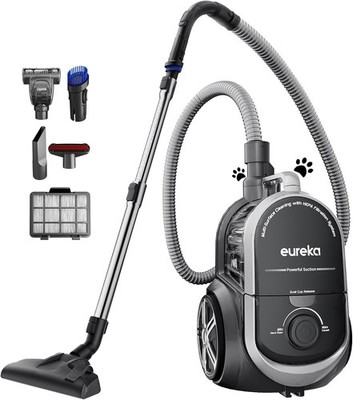 Eureka NEN180 Bagless Canister Vacuum Cleaner Lightweight Multi-Surface - New