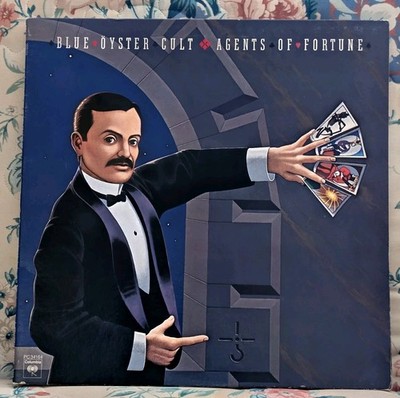 BLUE OYSTER CULT   AGENTS OF FORTUNE LP  1976 COLUMBIA PC 34164  NEAR MINT 