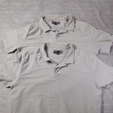 XL LOT 2 OAKLEY Hydrolix Polo Shirts Gray Golf Clubhouse-Core Tech-Prep XL