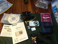 Pentax Optio M30 7.1MP Compact Digital Camera, Charger, Battery, Card & More