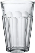 Tempered Glass, Made in France Picardie Clear Tumbler, Set of 6, 12.62 Oz.