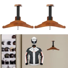 Motorcycle Helmet Holder Wall Mounted Helmet Hooks Wall Mount Helmet Rack USA
