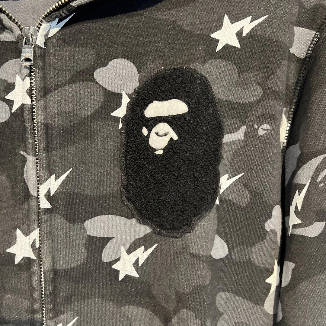 BAPE × BLACK SCALE HOODIE L 310644
